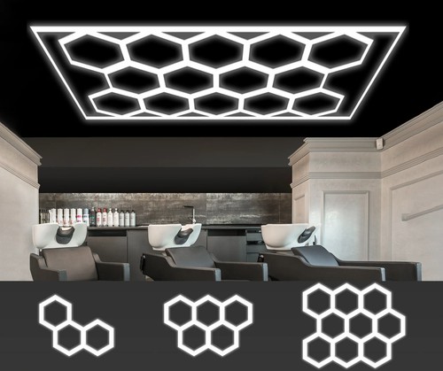 14x led hexagon - hexagon, lampe