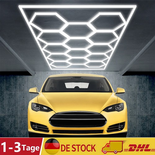 14x led hexagon lampe - hexagon,