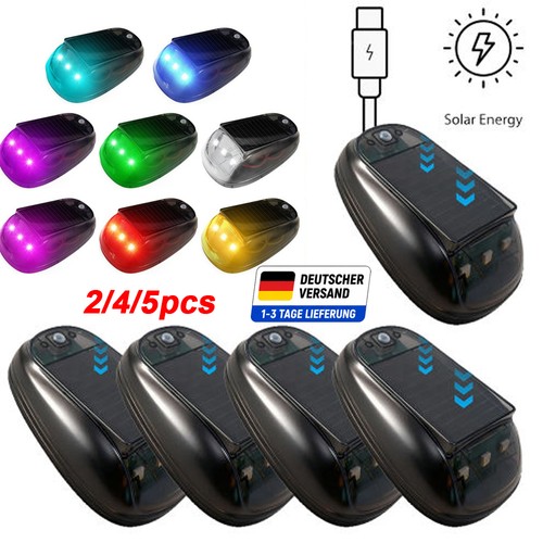 8farben 12v auto solar led - 12v,
