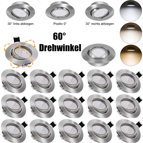 Led einbaustrahler 230v - led, 5w