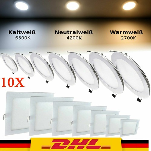 10er einbaustrahler led - led, set
