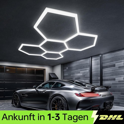 Led hexagon lampe - 5x,